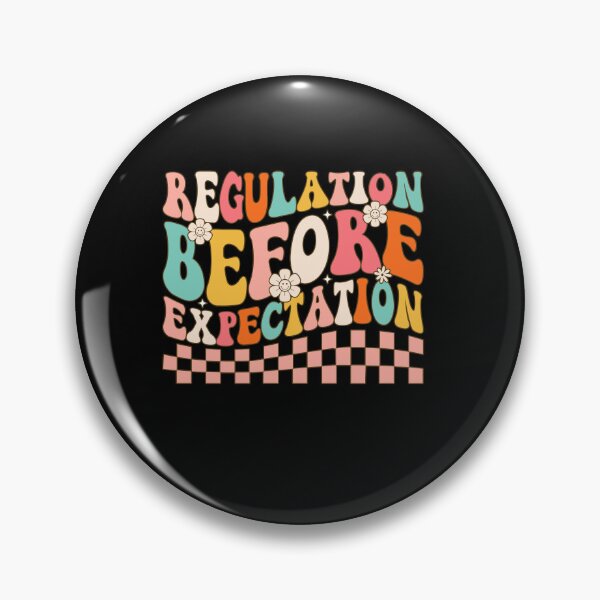 Item preview, Regulation Before Expectation Groovy, Accessibility Teacher, Sensory Regulation, OT, SPED Teacher  designed and sold by behindthefacts.