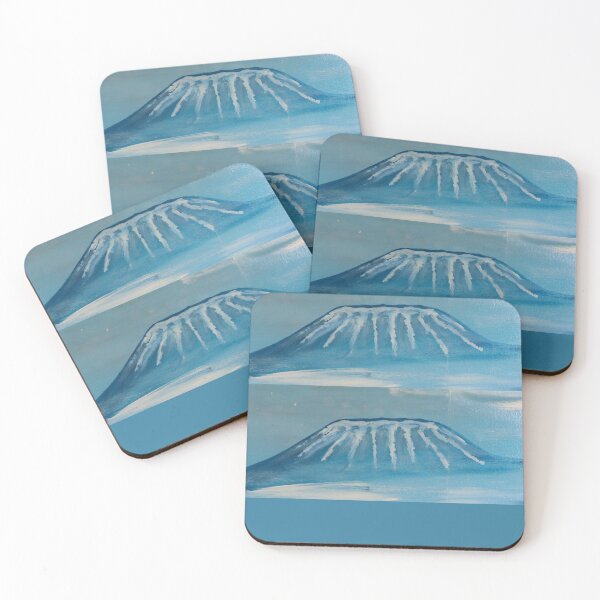 Item preview, Double Mountain with gullies of snow designed and sold by annenambiro.