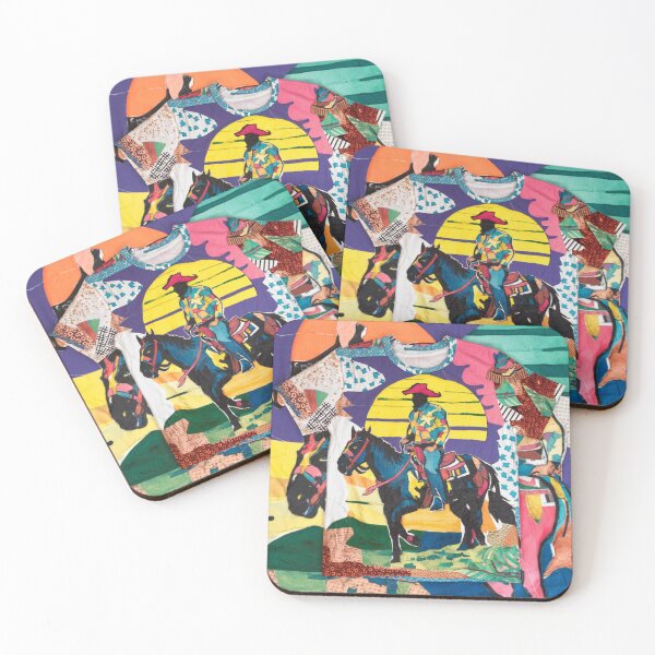 Item preview, Riding Cowboy Sunset designed and sold by martaroo.