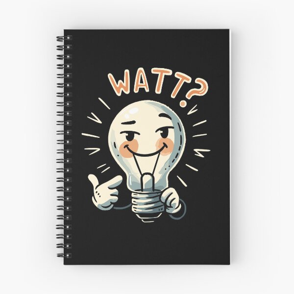 Item preview, Watts? What Light Bulb - Electrician Humor - Play on Words designed and sold by DoodleDashShop.