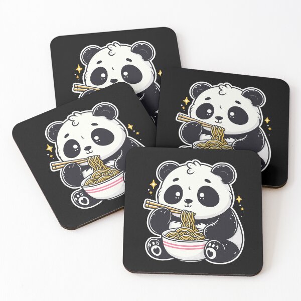 Item preview, Kawaii Panda Eat Ramen designed and sold by Designowner.
