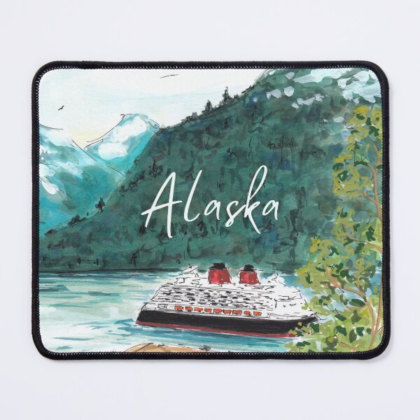 Item preview, Alaska Cruise Ship Travel Art designed and sold by Fun Travel Art.