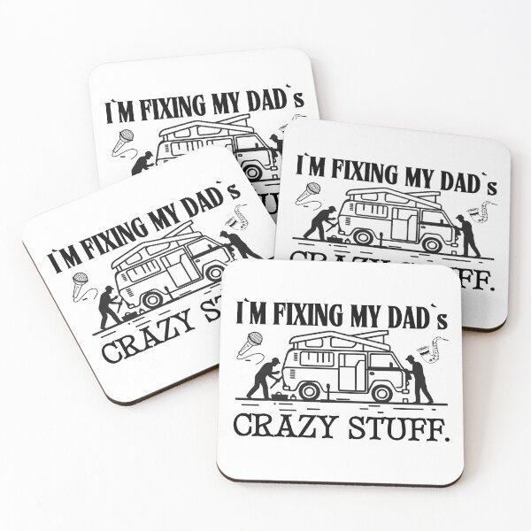 Item preview, I`M Fixing My Dad`s Crazy Stuff Retro Vintage Mechanic Work Clipart Funny Dad Light Design  designed and sold by Raise2Shine.