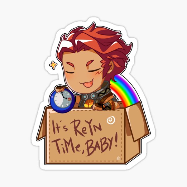 Reyn in a box Sticker