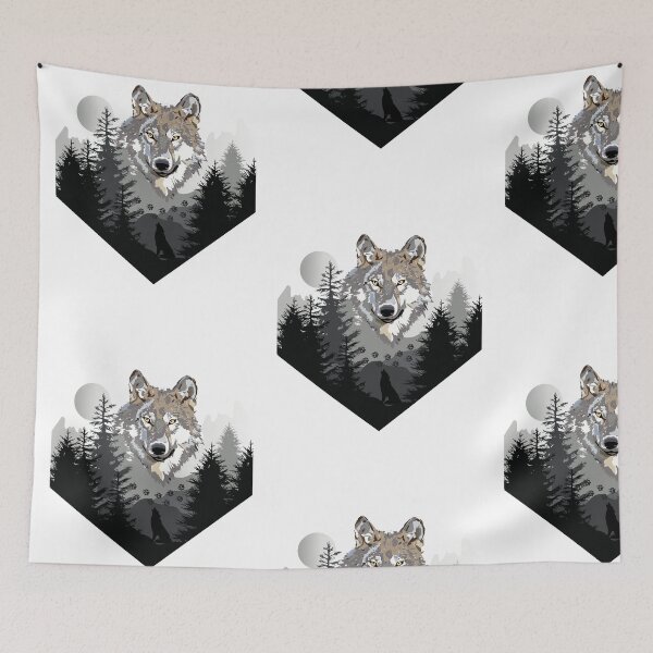 Item preview, Majestic Wolf Face designed and sold by SafariCreations.