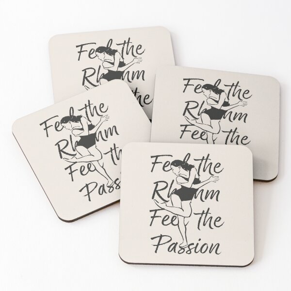 Item preview, Motivational Dance Quote - Feel the Rhythm, Feel the Passion Dancer designed and sold by Ravensdesign.