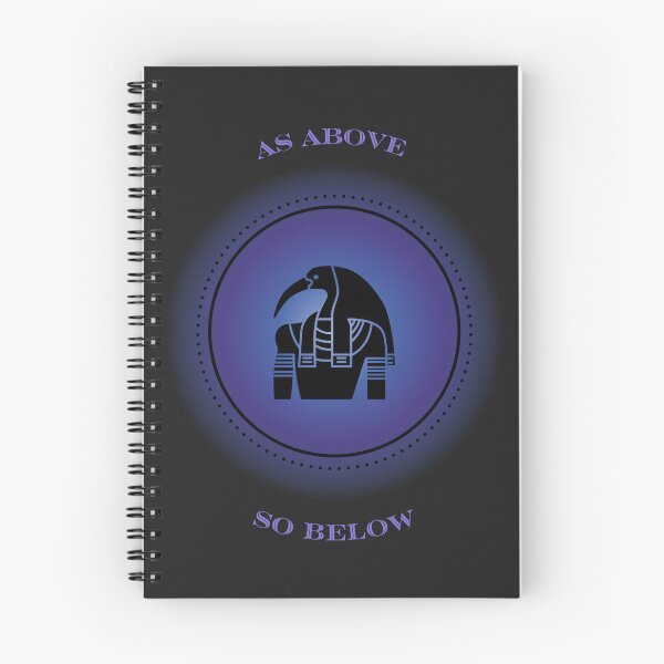 Item preview, As Above So Below.  Thoth Ancient Egyptian God.  designed and sold by Third-Eye-Realm.