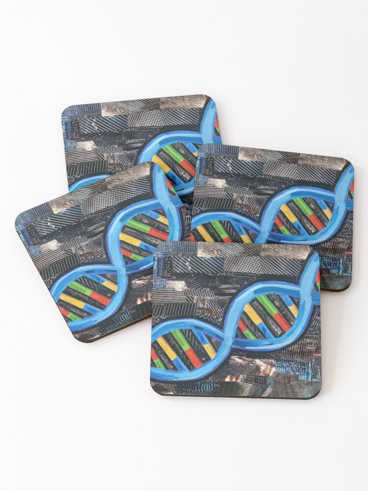 Thumbnail 1 of 5, Coasters (Set of 4), It's in Your DNA designed and sold by megancoyle.