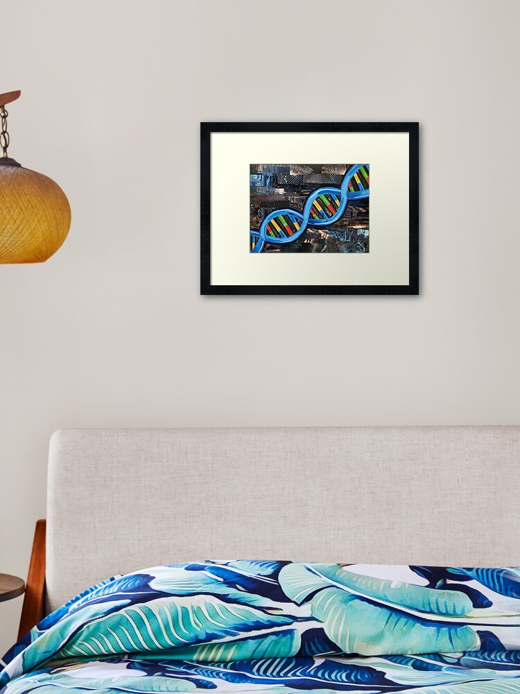 Thumbnail 1 of 7, Framed Art Print, It's in Your DNA designed and sold by megancoyle.