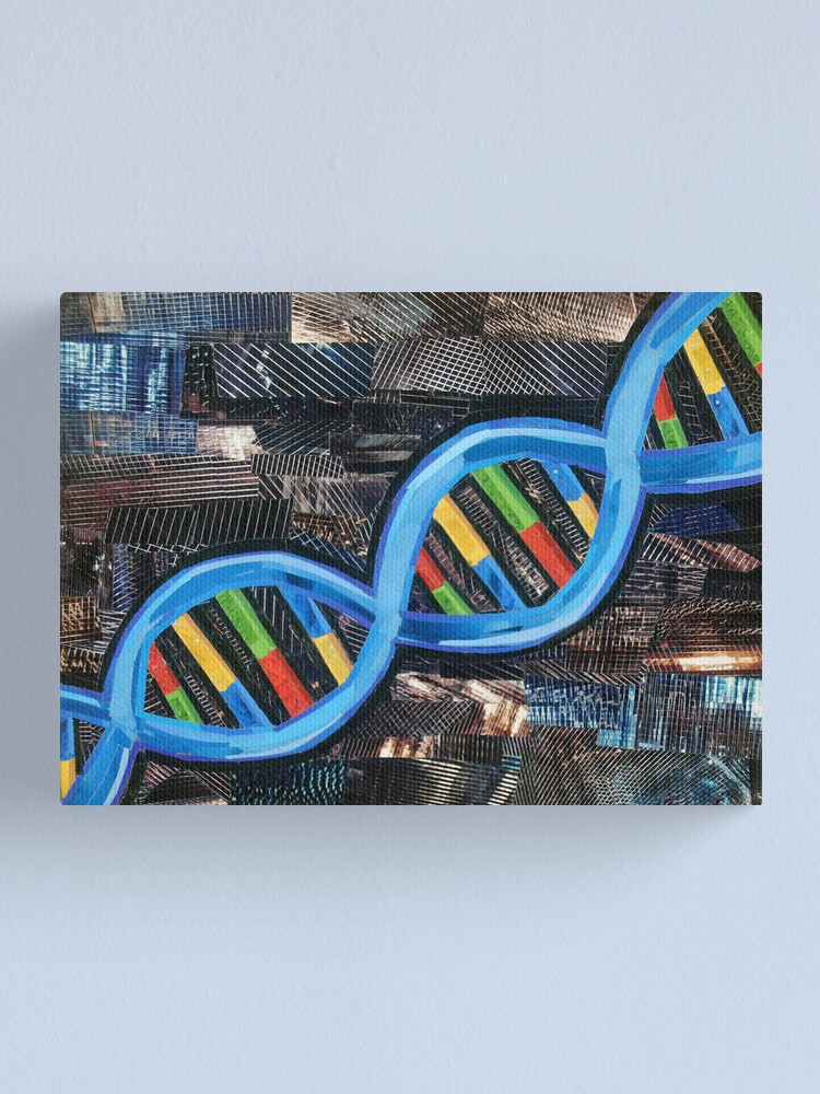 Thumbnail 1 of 3, Canvas Print, It's in Your DNA designed and sold by megancoyle.