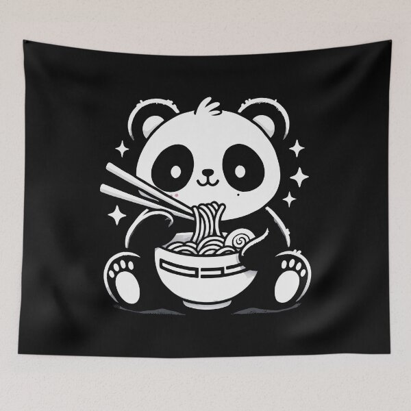 Item preview, Chibi Panda Ramen Feast designed and sold by Designowner.