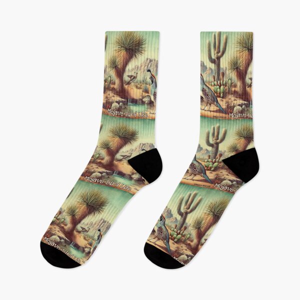 Item preview, Quail At The Watering Hole designed and sold by MojaveBirdLife.