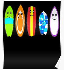 Fun Surfboard Poster