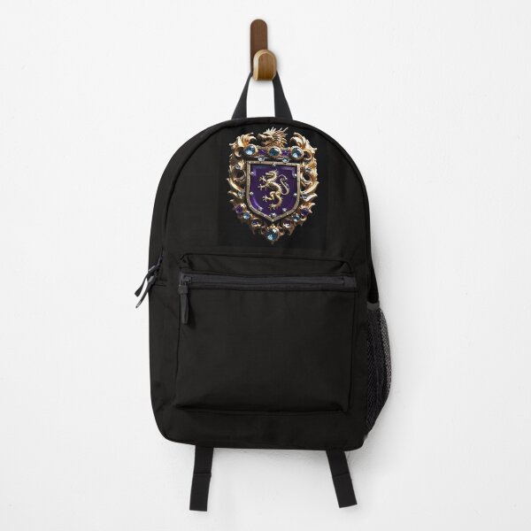 Item preview, Custom Violet Double Dragon Golden Coat Of Arms designed and sold by Way Way Cool.