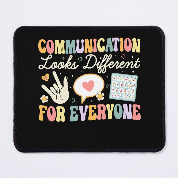 Item preview, Communication Looks Different For Everyone, Speech Therapy, Speech Pathologist, Audiologist, Audiology Slp designed and sold by behindthefacts.
