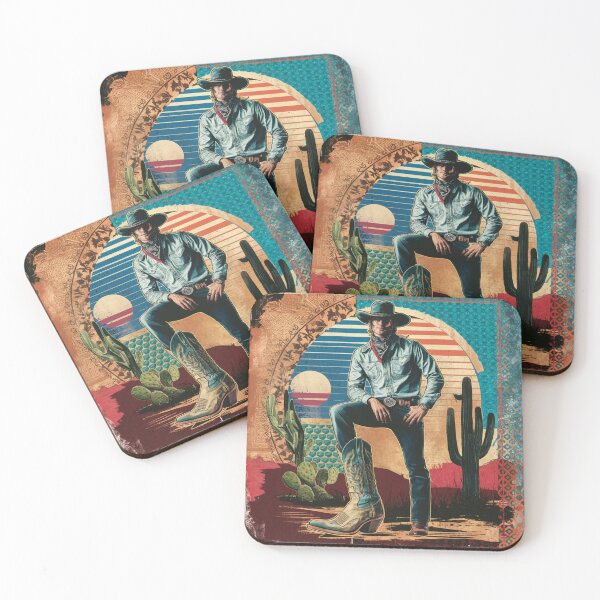 Item preview, Patriotic Cowboy Collage designed and sold by martaroo.