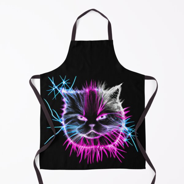 Item preview, Pink and Blue Neon Cat designed and sold by Blink Art Studio.