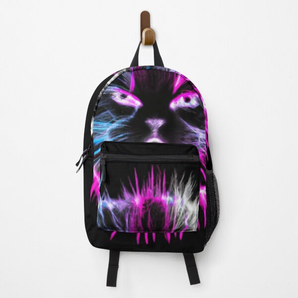 Item preview, Pink and Blue Neon Cat designed and sold by Blink Art Studio.