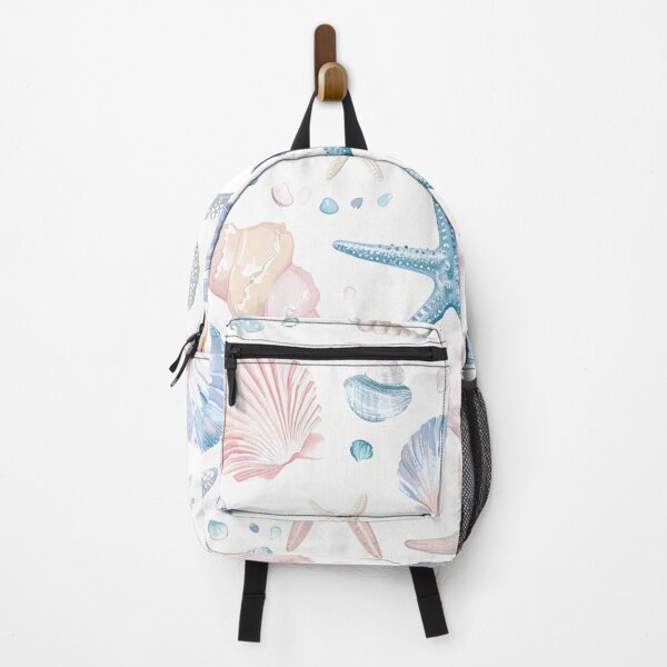 Item preview, Coastal  seashells pattern pastel colors  designed and sold by Inktown.