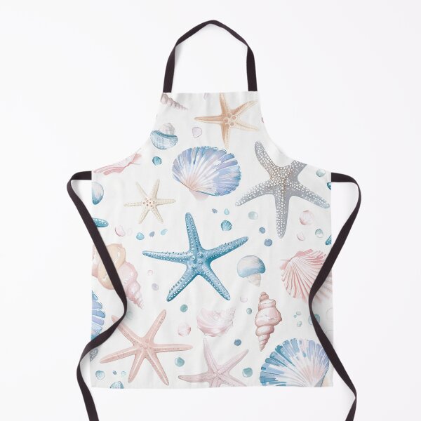 Item preview, Coastal seashells pattern pastel colors designed and sold by Inktown.