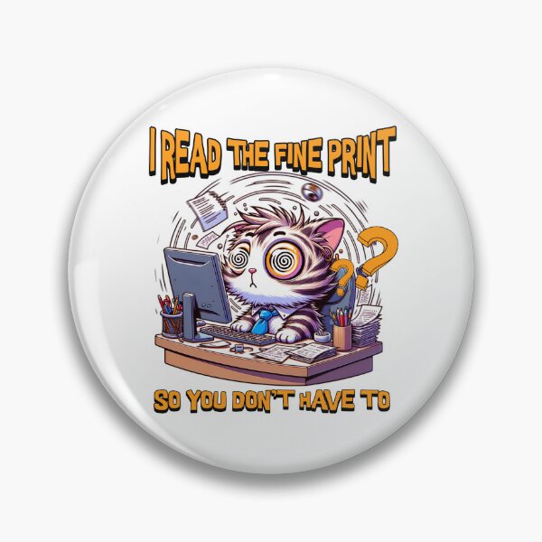 Item preview, I Read The Fine Print So You Don't Have To Funny Hr designed and sold by DomTeesHaven.