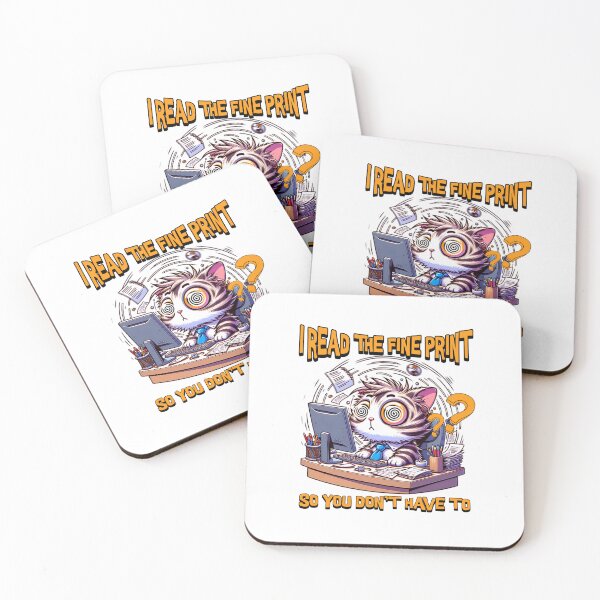 Item preview, I Read The Fine Print So You Don't Have To Funny Hr designed and sold by DomTeesHaven.