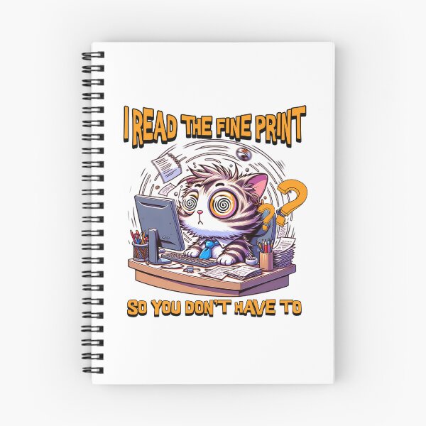 Item preview, I Read The Fine Print So You Don't Have To Funny Hr designed and sold by DomTeesHaven.