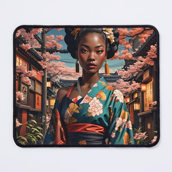 Item preview, Sakura Cherry Blossom | Afro-Asian Fusion Art | Japanese Art  designed and sold by Madodana.