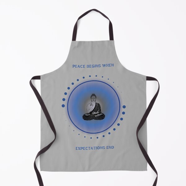Item preview, Peace Begins When Expectations End.  Affirmations, Mindfulness.  Buddhism.  designed and sold by Third-Eye-Realm.