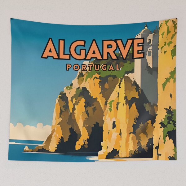 Item preview, Algarve Portugal Retro Travel designed and sold by ZionPosteria.