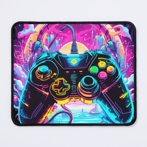 Item preview, Synthwave Gamer Controller Fantasy Retro Gaming designed and sold by Ascooepics.