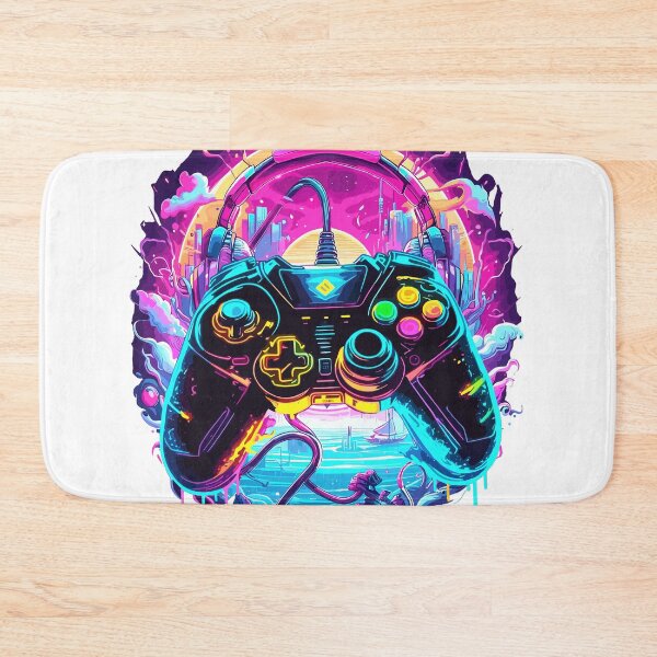 Item preview, Synthwave Gamer Controller Fantasy Retro Gaming designed and sold by Ascooepics.