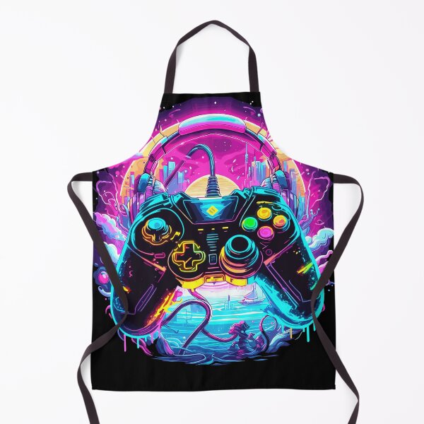 Item preview, Synthwave Gamer Controller Fantasy Retro Gaming designed and sold by Ascooepics.