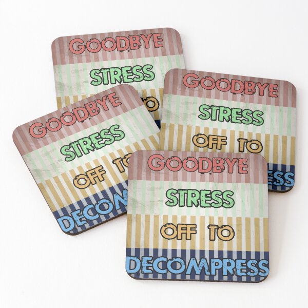 Item preview, Goodbye stress designed and sold by RetroTjoshak.