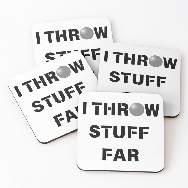 Item preview, I Throw Stuff Far (Shotput Version) designed and sold by Abby Abittan.