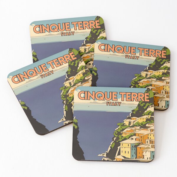 Item preview, Cinque Terre Italy Vintage designed and sold by ZionPosteria.