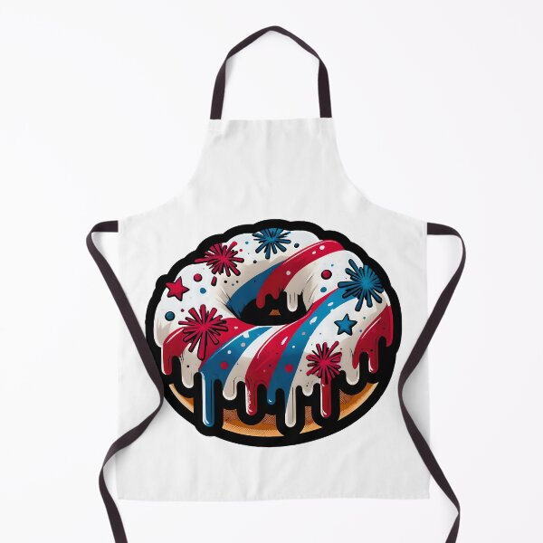 Item preview, 4th of July Donut Fireworks Red, White, and Blue Treat designed and sold by StickaTime.