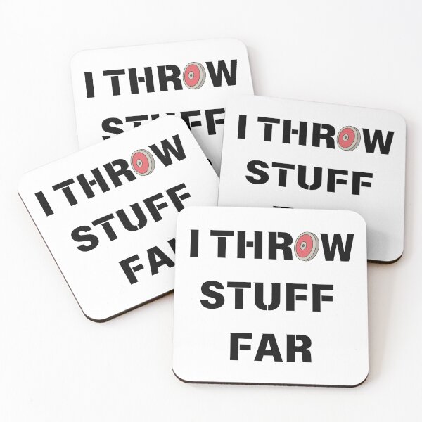 Item preview, I Throw Stuff Far (Discus Version) designed and sold by Abby Abittan.