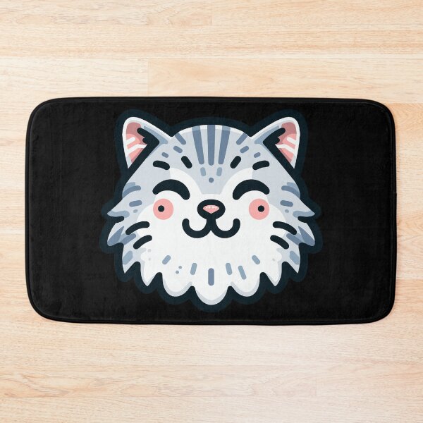Item preview, Cute American Bobtail Long Hair Cat designed and sold by BluRockDesigns.