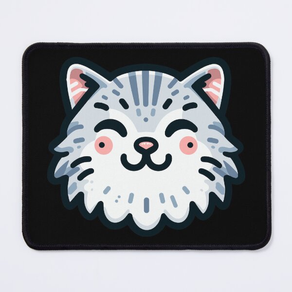 Item preview, Cute American Bobtail Long Hair Cat designed and sold by BluRockDesigns.