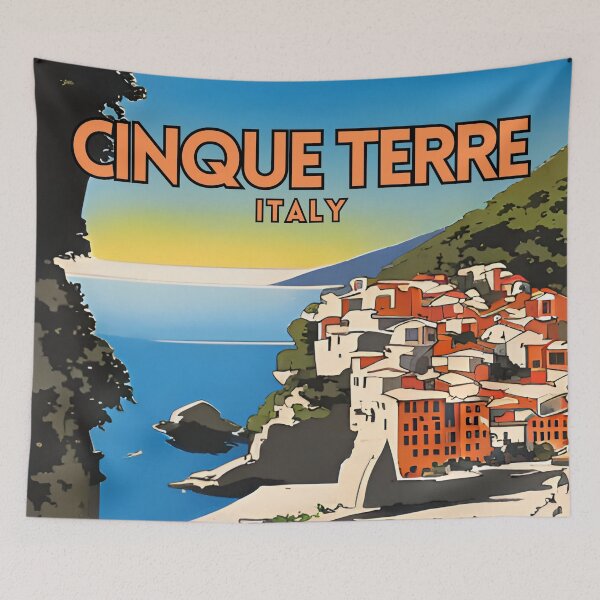 Item preview, Cinque Terre Italy designed and sold by ZionPosteria.