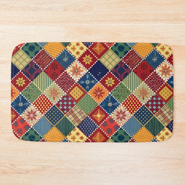 Item preview, patchwork pattern designed and sold by jkrphoto.