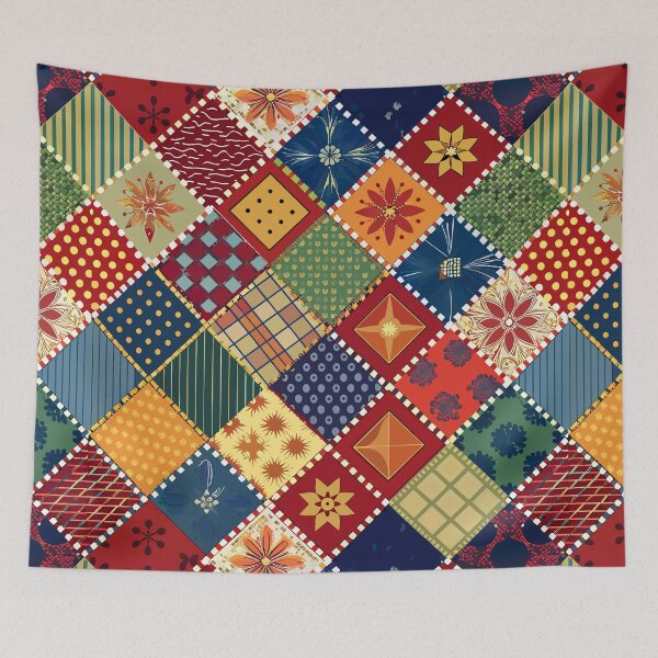 Item preview, patchwork pattern designed and sold by jkrphoto.