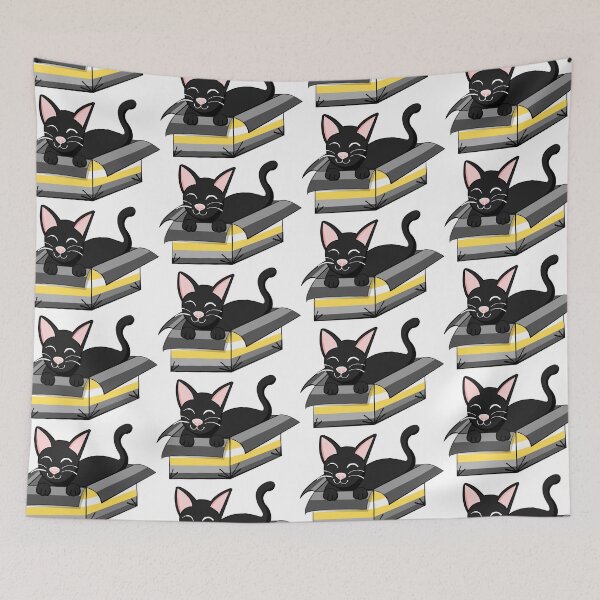 Item preview, Kitty Content in Their Identity designed and sold by HarveyHandcraftsandDesigns.