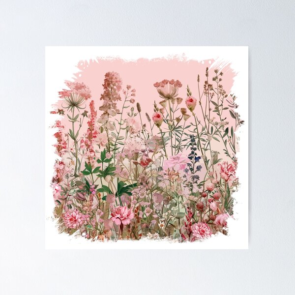 Aperçu de l'œuvre Fleurs roses La Chronique des Bridgerton créée et vendue par keytee.