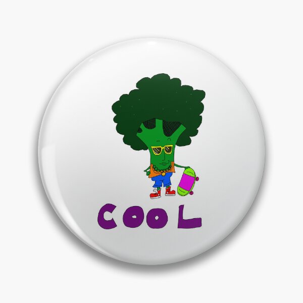Item preview, Funny Boccoli Design -Veggies are Cool designed and sold by Jon Mardin.