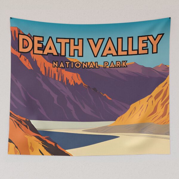 Item preview, Death Valley National Park Vintage designed and sold by ZionPosteria.