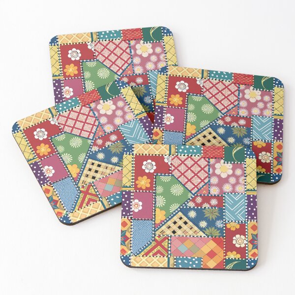 Item preview, patchwork pattern designed and sold by jkrphoto.