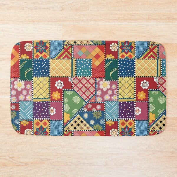 Item preview, patchwork pattern designed and sold by jkrphoto.