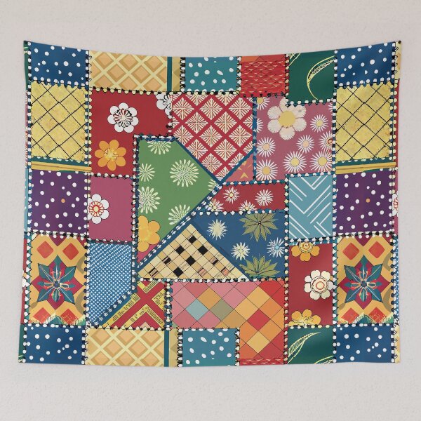 Item preview, patchwork pattern designed and sold by jkrphoto.